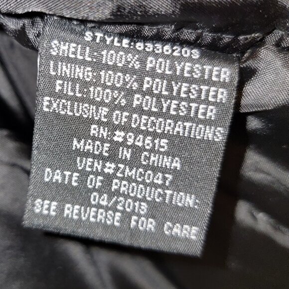 Boy's Protection System Ski-Snowboarding Jacket, Blue/Black, EUC Boys Size 10-12 - Picture 6 of 6